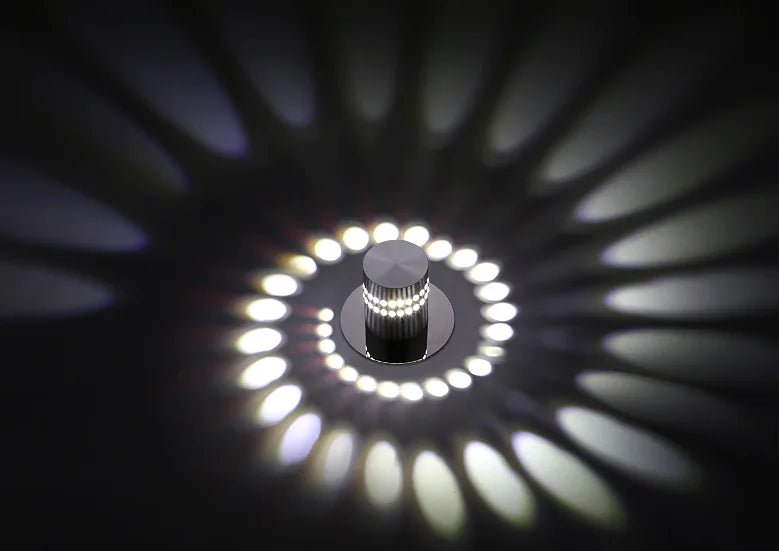 eenvoudige sfeervolle LED wandlamp (7 kleuren) - Triassure