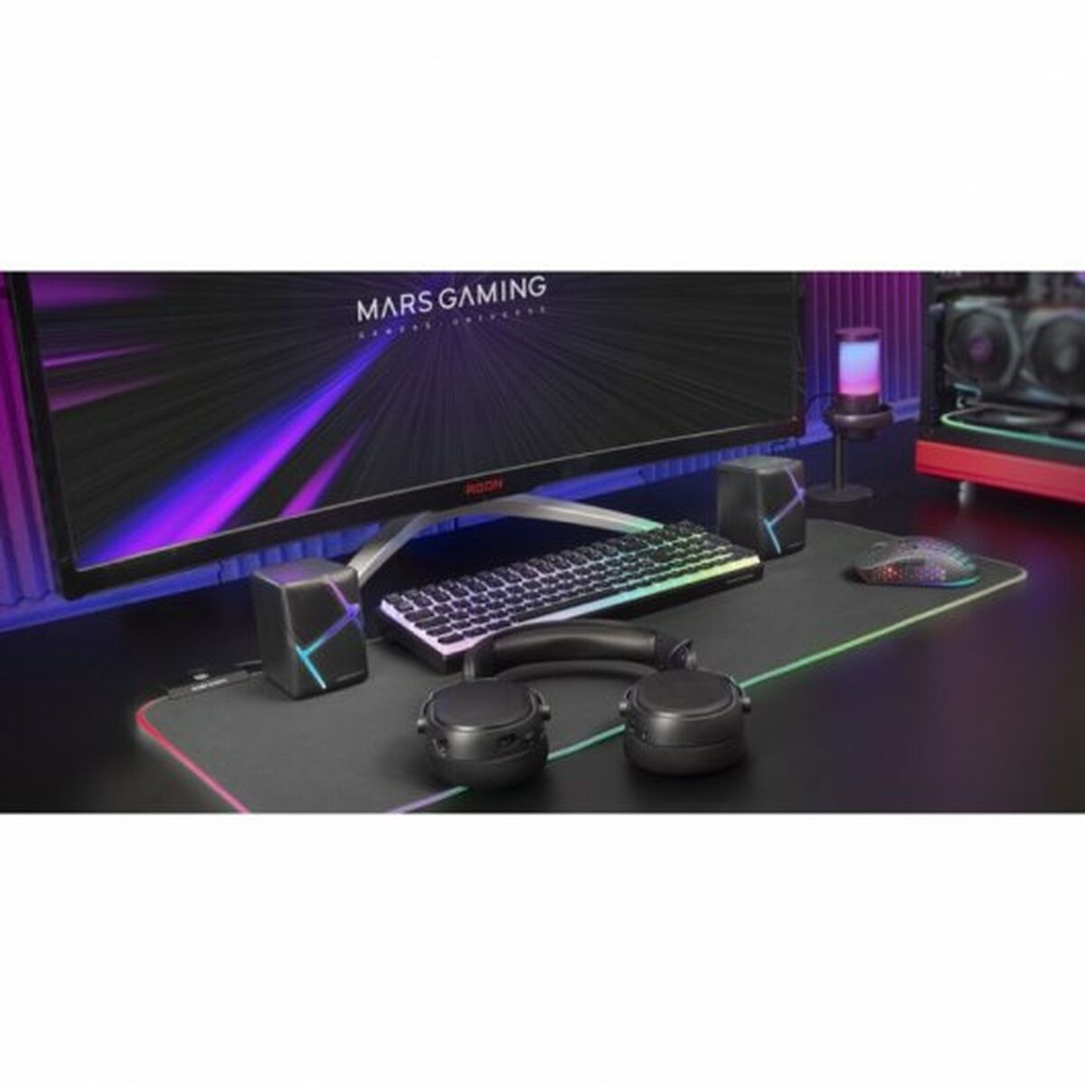 PC Speakers Mars Gaming MSH 10 W-1
