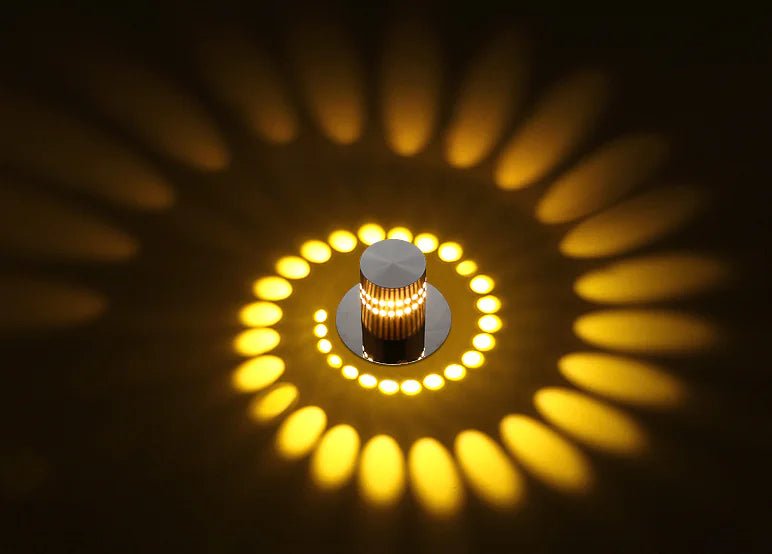 eenvoudige sfeervolle LED wandlamp (7 kleuren) - Triassure