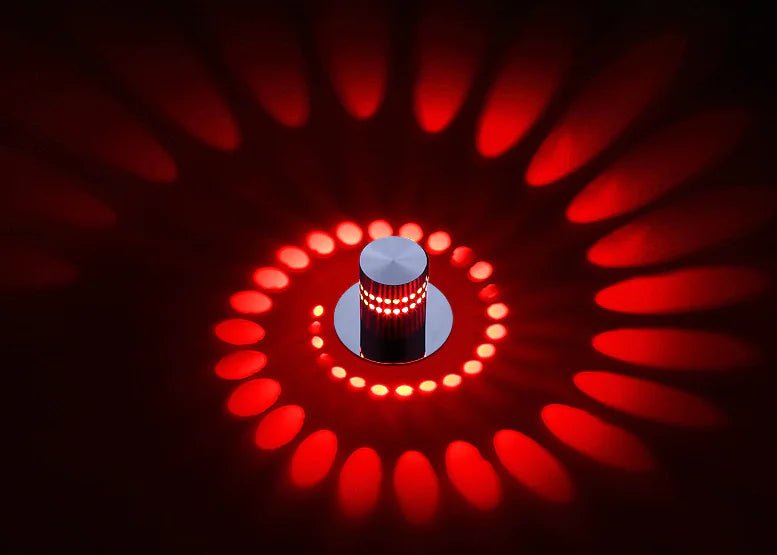eenvoudige sfeervolle LED wandlamp (7 kleuren) - Triassure