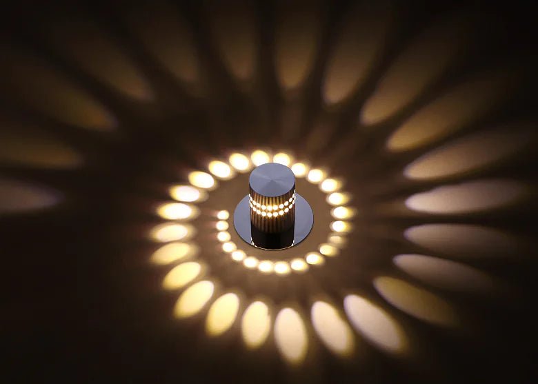 eenvoudige sfeervolle LED wandlamp (7 kleuren) - Triassure